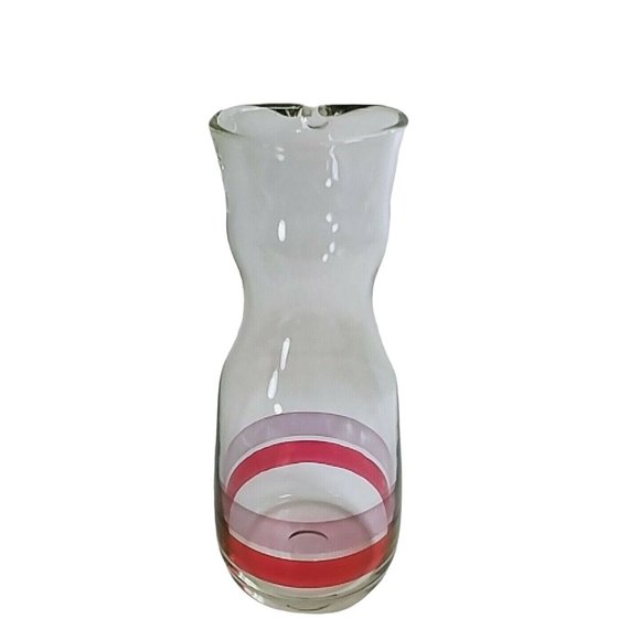 Decanter Pitcher Glass Carafe Wine Juice 11" Tall - Picture 6 of 8